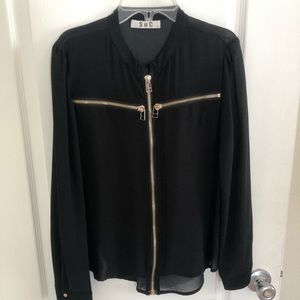 Bohme Zip Up Dress shirt